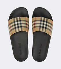 Vintage checked slides