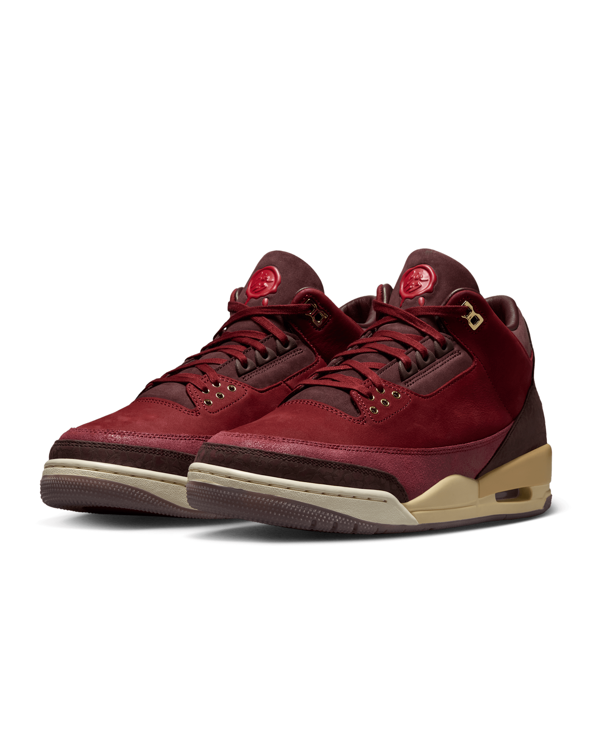 Air Jordan 3 "BIN 23" Team Red and Burgundy Crush