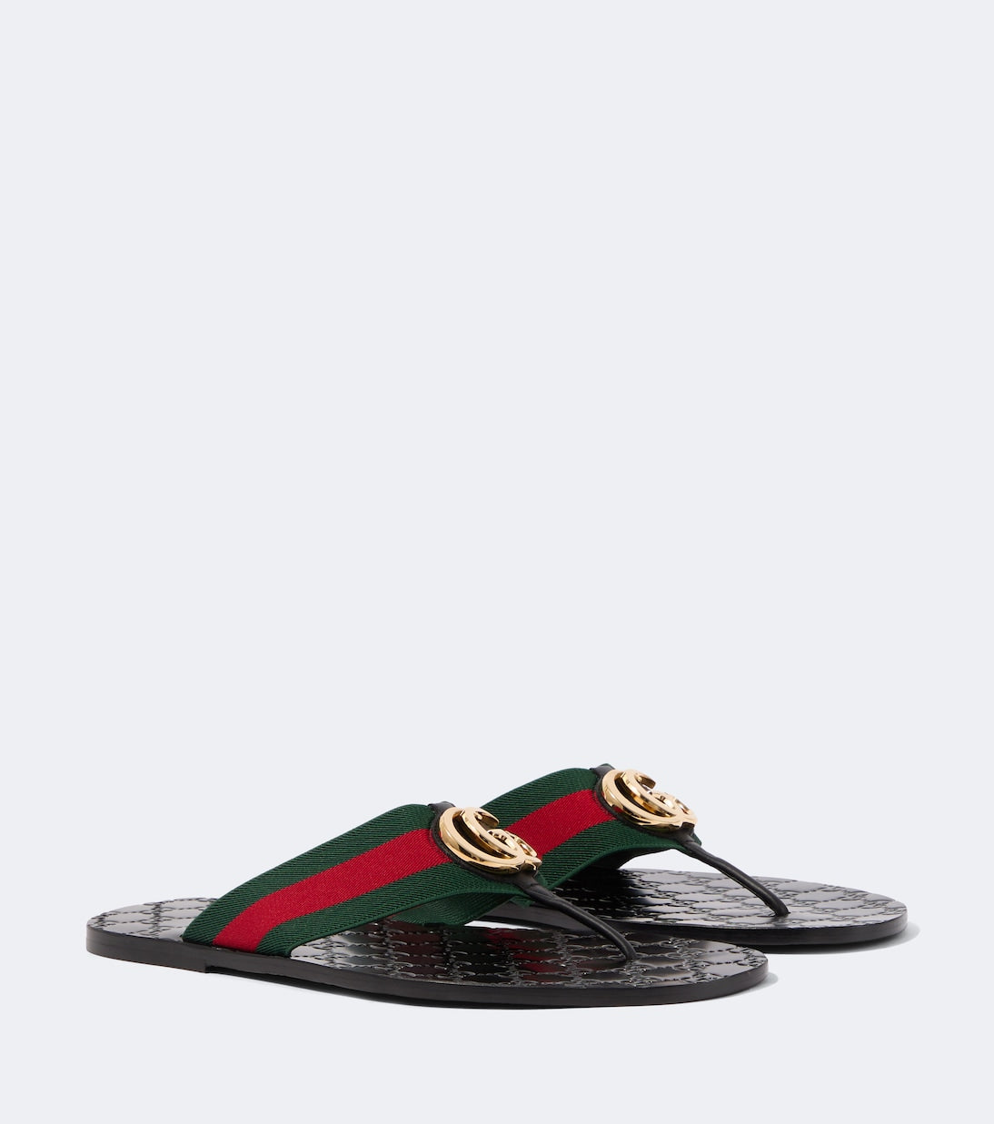 Riviera GG leather thong sandals