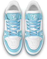 Louis Vuitton LV Trainers 'White Monogram Blue' 1ABOFI